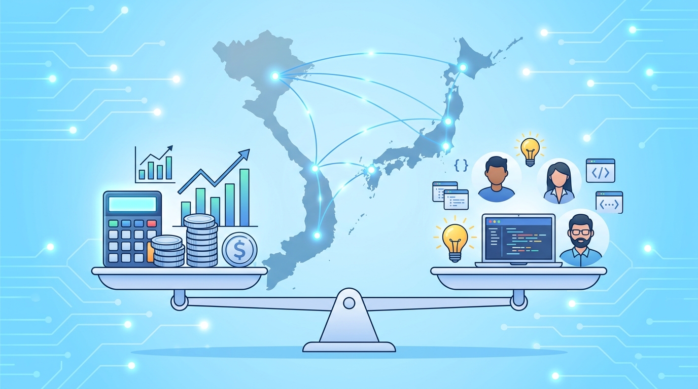 【2026年】ベトナムオフショア開発単価｜現在の費用相場を解説記事のサムネイル